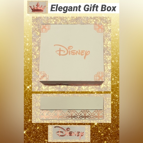 Disney Forever Princess Neckace NWT Fine Silver Plated 18” MSRP $60.00 Gift Box - Picture 3 of 6